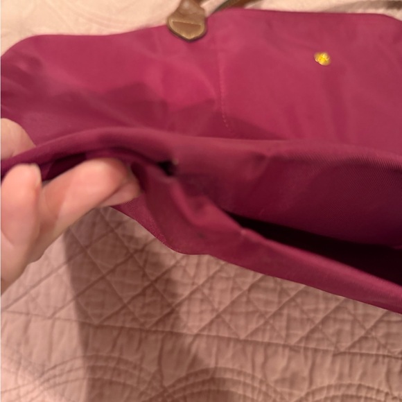 Elegant Longchamp Brown and Pink Women's Handbag long straps - Picture 7 of 10